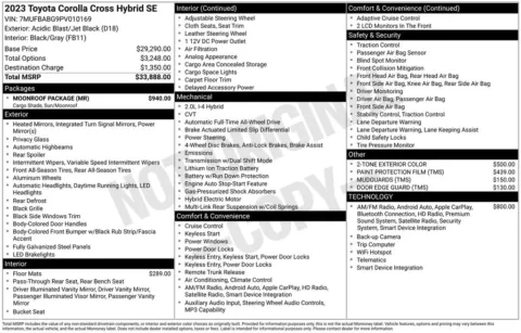 Photos of 2023 Toyota Corolla Cross Hybrid SE for sale in Ottumwa, IA at Gregg Young Toyota of Ottumwa