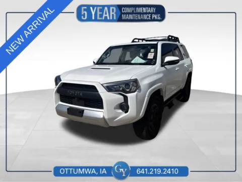 White 2024 Toyota 4Runner TRD Off-Road Premium for sale in Ottumwa, IA