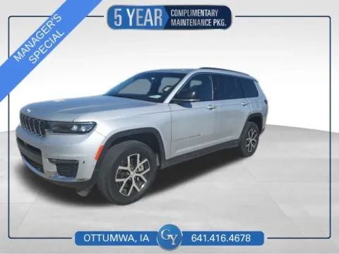 Silver 2024 Jeep Grand Cherokee L Limited for sale in Ottumwa, IA