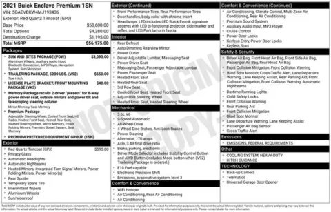 Photos of 2021 Buick Enclave Premium Group for sale in Ottumwa, IA at Gregg Young Toyota of Ottumwa