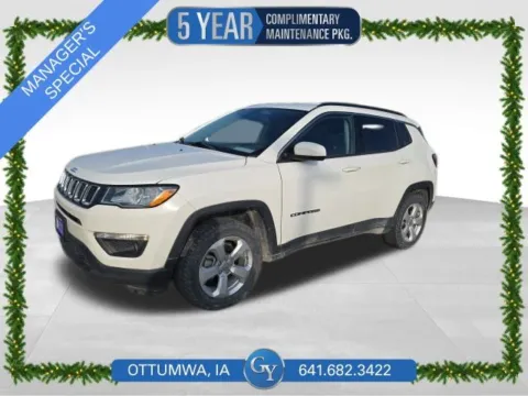 White 2020 Jeep Compass Latitude for sale in Ottumwa, IA