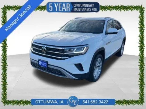 White 2023 Volkswagen Atlas Cross Sport 2.0T SE w/Technology for sale in Ottumwa, IA