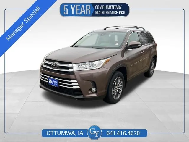 2019 Toyota Highlander XLE for sale in Ottumwa, IA