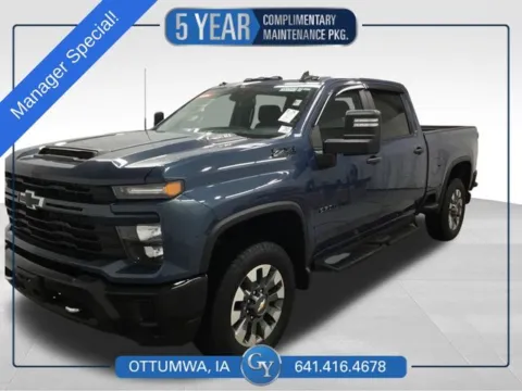 Blue 2024 Chevrolet Silverado 2500HD Custom for sale in Ottumwa, IA