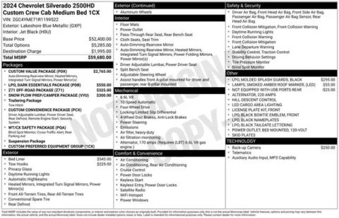 Photos of 2024 Chevrolet Silverado 2500HD Custom for sale in Ottumwa, IA at Gregg Young Toyota of Ottumwa