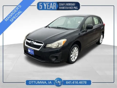 Black 2013 Subaru Impreza 2.0i Premium for sale in Ottumwa, IA