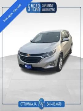 Silver 2018 Chevrolet Equinox LT for sale in Ottumwa, IA
