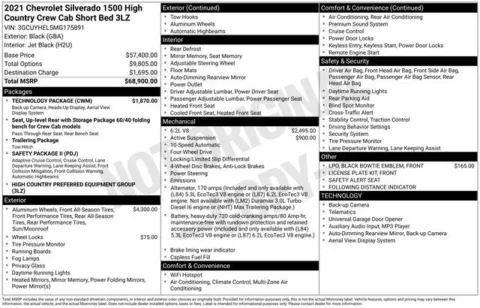 Photos of 2021 Chevrolet Silverado 1500 High Country for sale in Ottumwa, IA at Gregg Young Toyota of Ottumwa