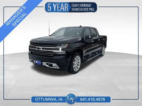 Black 2021 Chevrolet Silverado 1500 High Country for sale in Ottumwa, IA