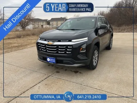 Black 2025 Chevrolet Equinox LT for sale in Ottumwa, IA