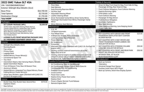 Photos of 2022 GMC Yukon SLT for sale in Ottumwa, IA at Gregg Young Toyota of Ottumwa