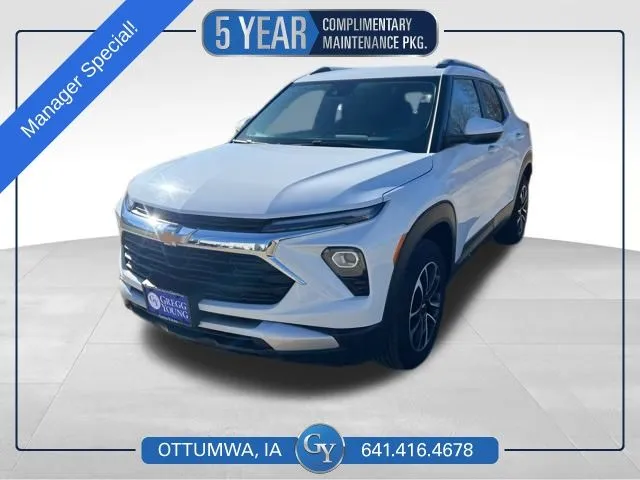 White 2025 Chevrolet TrailBlazer LT for sale in Ottumwa, IA
