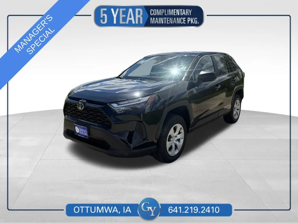 Black 2024 Toyota RAV4 LE for sale in Ottumwa, IA