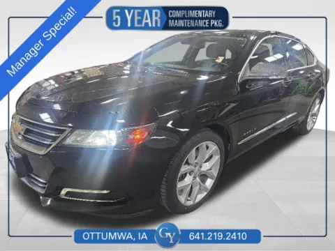 Black 2017 Chevrolet Impala Premier for sale in Ottumwa, IA