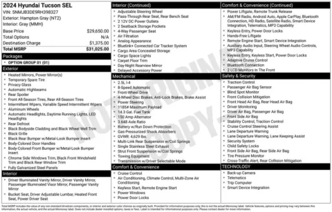 Photos of 2024 Hyundai Tucson SEL for sale in Ottumwa, IA at Gregg Young Toyota of Ottumwa