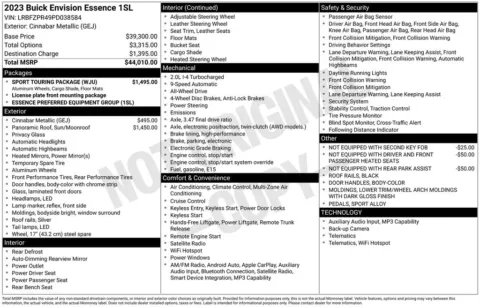 Photos of 2023 Buick Envision Essence for sale in Ottumwa, IA at Gregg Young Toyota of Ottumwa