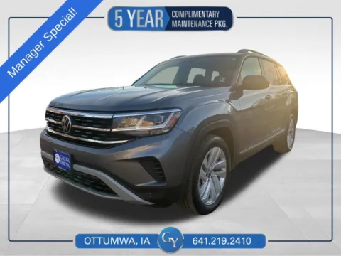 Gray 2021 Volkswagen Atlas SEL for sale in Ottumwa, IA