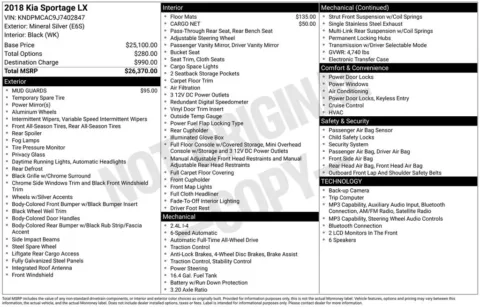Photos of 2018 Kia Sportage LX for sale in Ottumwa, IA at Gregg Young Toyota of Ottumwa