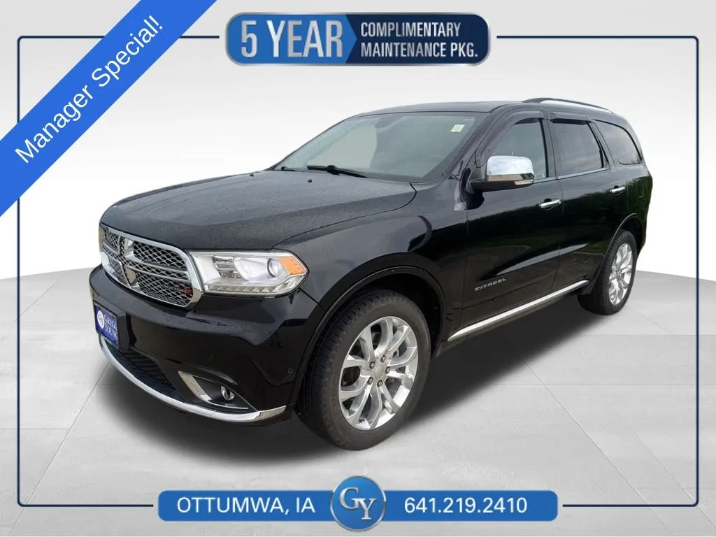 Black 2018 Dodge Durango Citadel for sale in Ottumwa, IA