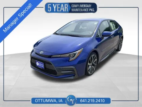 Blue 2020 Toyota Corolla XSE for sale in Ottumwa, IA