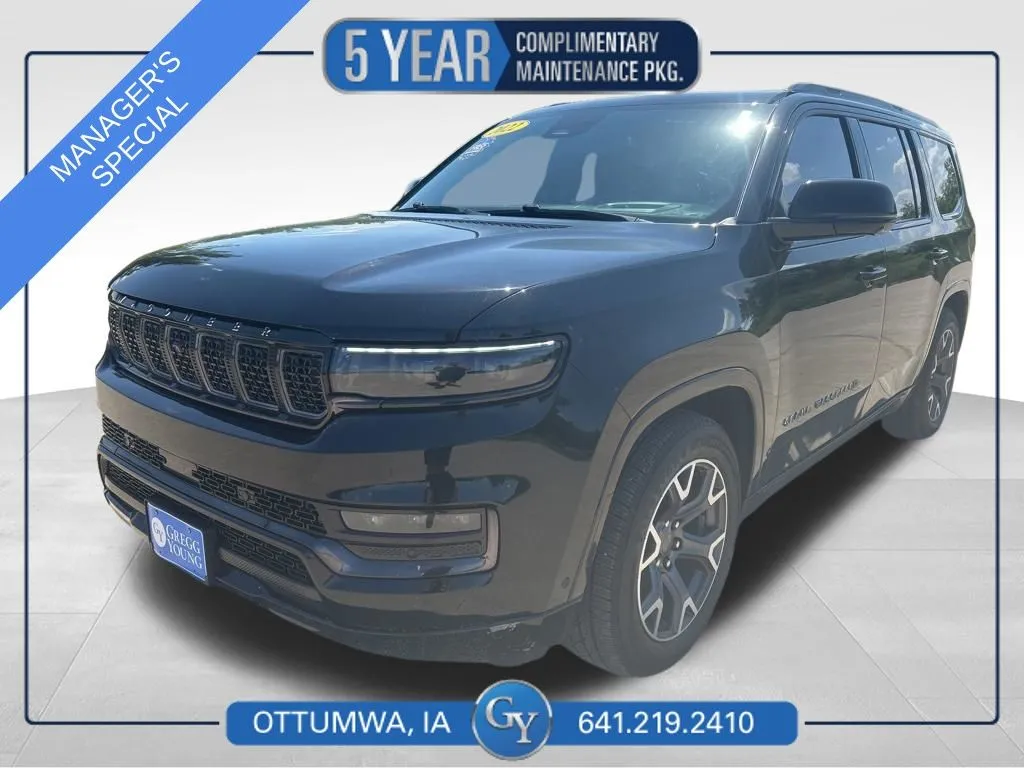 Black 2022 Jeep Grand Wagoneer Series II for sale in Ottumwa, IA