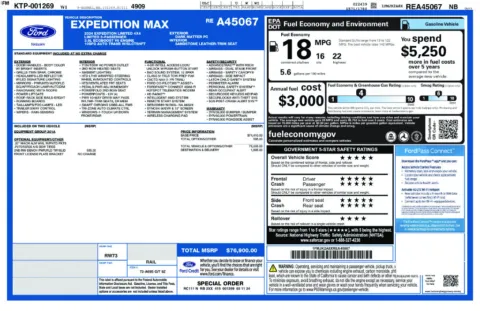 Photos of 2024 Ford Expedition Max Limited for sale in Ottumwa, IA at Gregg Young Toyota of Ottumwa
