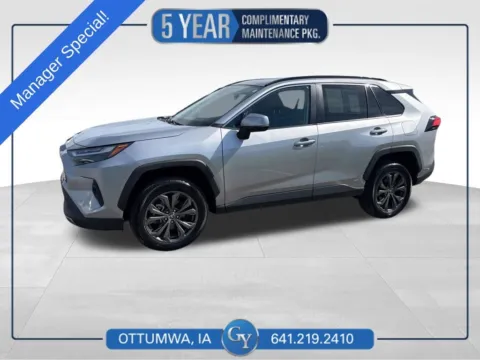 Silver 2022 Toyota RAV4 Hybrid Limited for sale in Ottumwa, IA