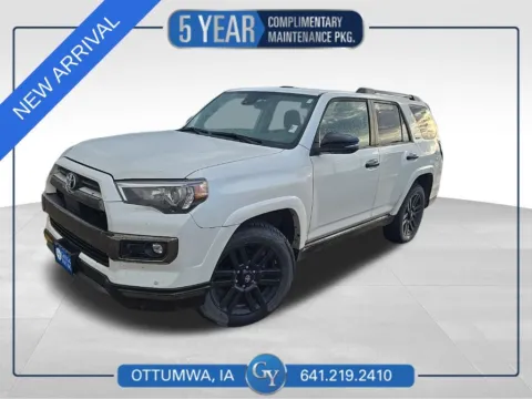 White 2021 Toyota 4Runner Nightshade for sale in Ottumwa, IA