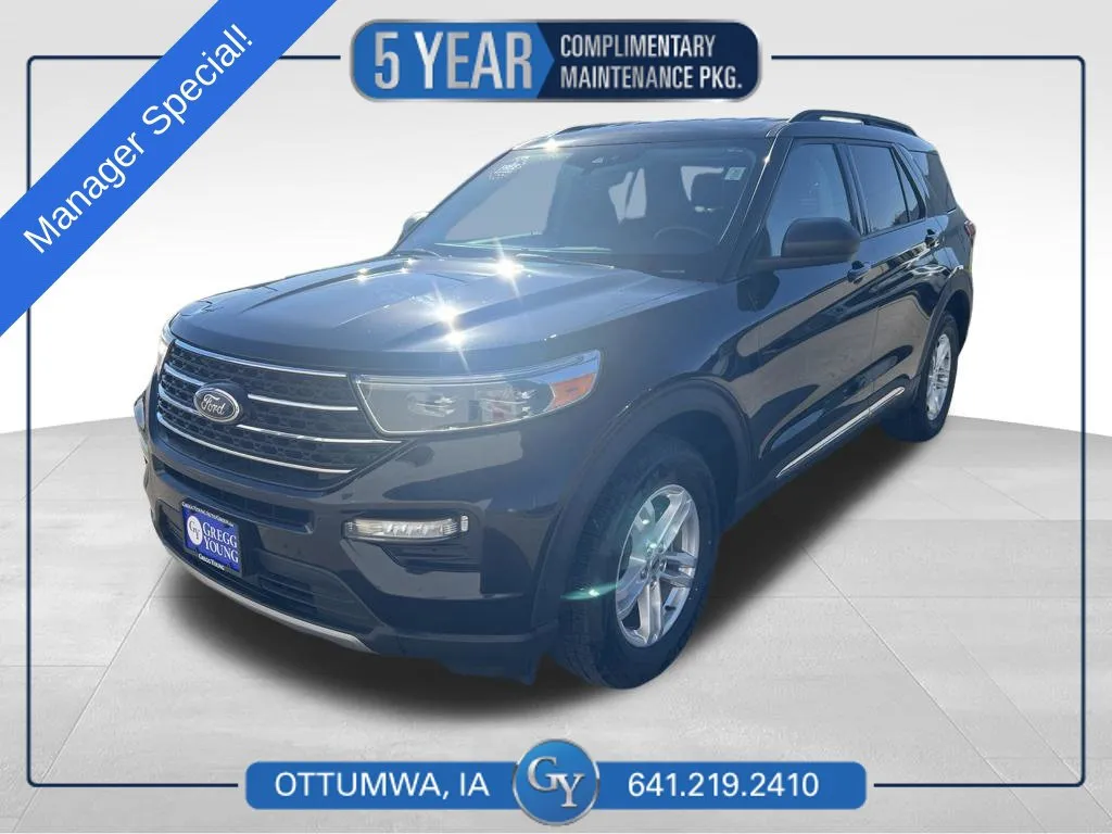 Black 2024 Ford Explorer XLT for sale in Ottumwa, IA