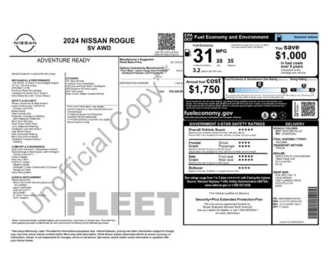Photos of 2024 Nissan Rogue SV for sale in Ottumwa, IA at Gregg Young Toyota of Ottumwa