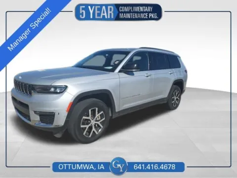 Silver 2024 Jeep Grand Cherokee L Limited for sale in Ottumwa, IA