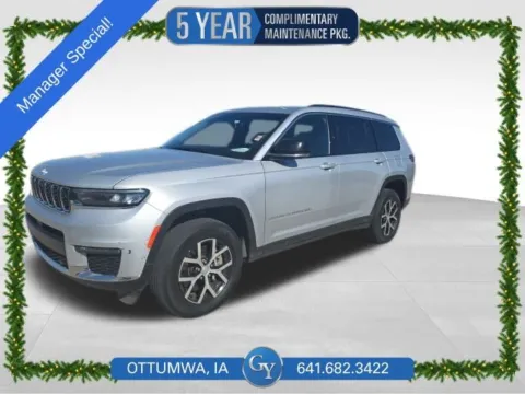 Silver 2024 Jeep Grand Cherokee L Limited for sale in Ottumwa, IA