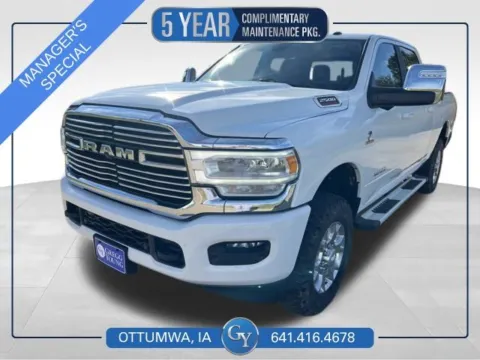 White 2023 Ram 2500 Laramie for sale in Ottumwa, IA