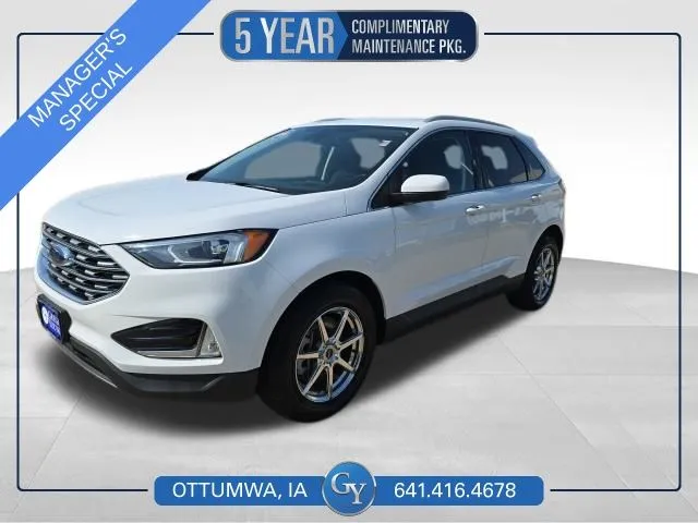 White 2022 Ford Edge SEL for sale in Ottumwa, IA