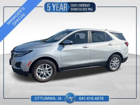 Silver 2022 Chevrolet Equinox LT for sale in Ottumwa, IA