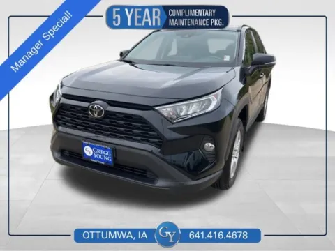 Black 2021 Toyota RAV4 XLE for sale in Ottumwa, IA