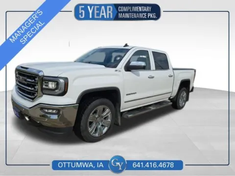 White 2018 GMC Sierra 1500 SLT for sale in Ottumwa, IA