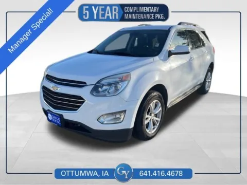 White 2017 Chevrolet Equinox LT for sale in Ottumwa, IA