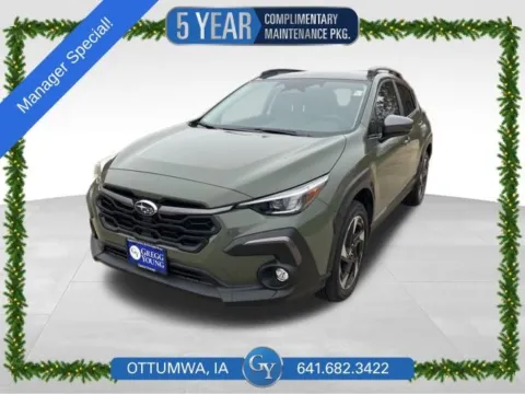 Green 2024 Subaru Crosstrek Limited for sale in Ottumwa, IA