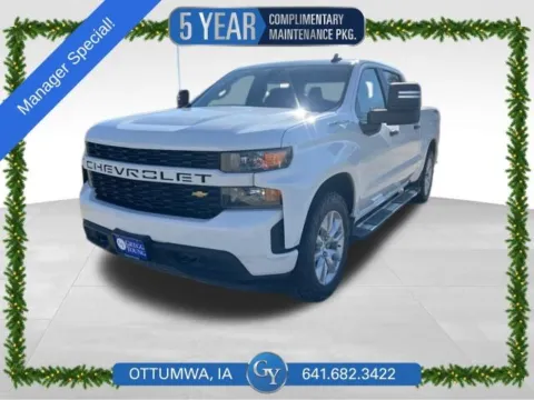 White 2021 Chevrolet Silverado 1500 Custom for sale in Ottumwa, IA