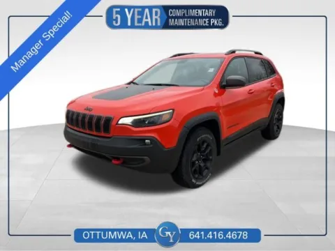 Orange 2021 Jeep Cherokee Trailhawk for sale in Ottumwa, IA