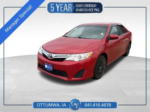 Red 2013 Toyota Camry L for sale in Ottumwa, IA