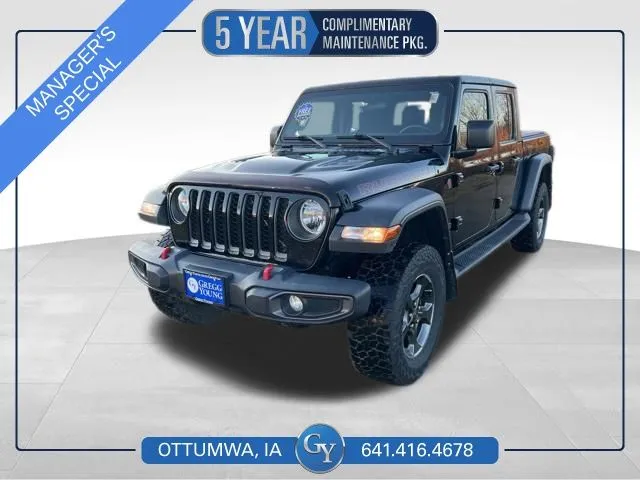 Black 2021 Jeep Gladiator Rubicon for sale in Ottumwa, IA