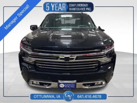 Black 2021 Chevrolet Silverado 1500 High Country for sale in Ottumwa, IA