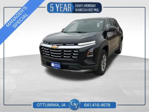 Black 2025 Chevrolet Equinox LT for sale in Ottumwa, IA