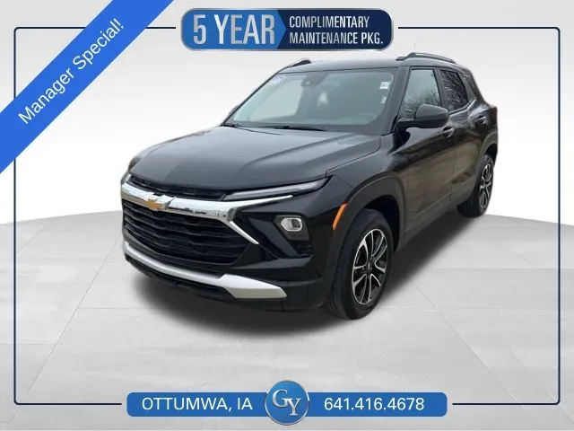 Black 2025 Chevrolet TrailBlazer LT for sale in Ottumwa, IA