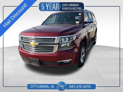 Red 2016 Chevrolet Tahoe LTZ for sale in Ottumwa, IA