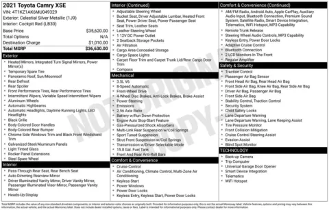 Photos of 2021 Toyota Camry XSE V6 for sale in Ottumwa, IA at Gregg Young Toyota of Ottumwa