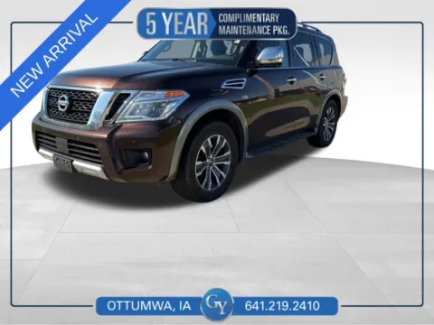 Brown 2018 Nissan Armada SL for sale in Ottumwa, IA