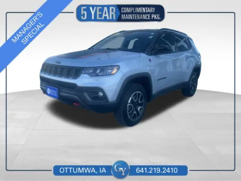 Silver 2024 Jeep Compass Trailhawk for sale in Ottumwa, IA